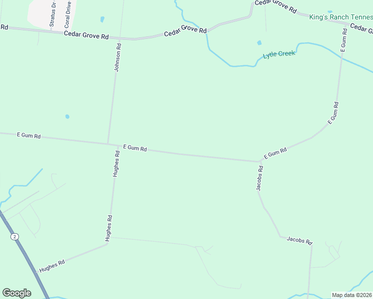 map of restaurants, bars, coffee shops, grocery stores, and more near 8427 East Gum Road in Murfreesboro