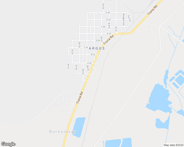 map of restaurants, bars, coffee shops, grocery stores, and more near 82075 Trona Road in San Bernardino County