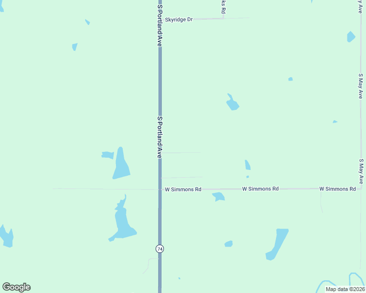 map of restaurants, bars, coffee shops, grocery stores, and more near 12588 Coffey Ridge Road in Edmond