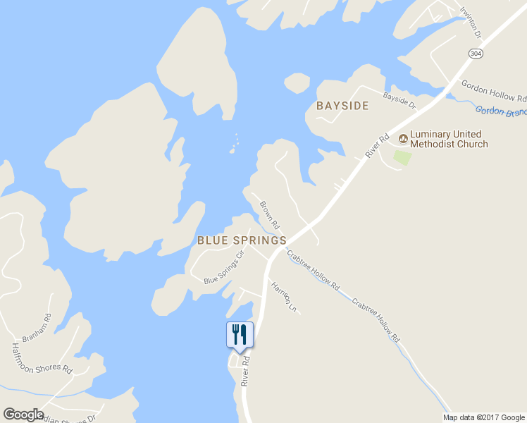 map of restaurants, bars, coffee shops, grocery stores, and more near 111 Brown Road in Ten Mile