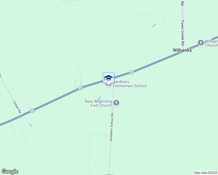 map of restaurants, bars, coffee shops, grocery stores, and more near 5404 North Carolina 42 in Elm City