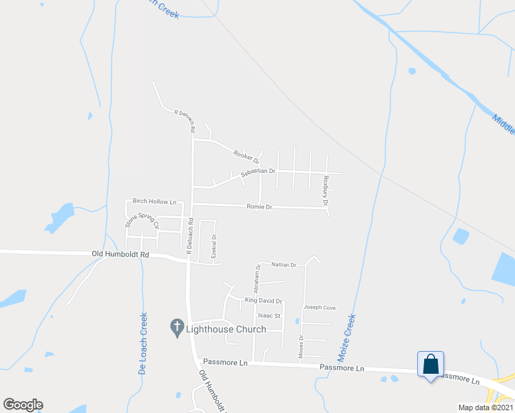 map of restaurants, bars, coffee shops, grocery stores, and more near 203 Rooker Drive in Jackson