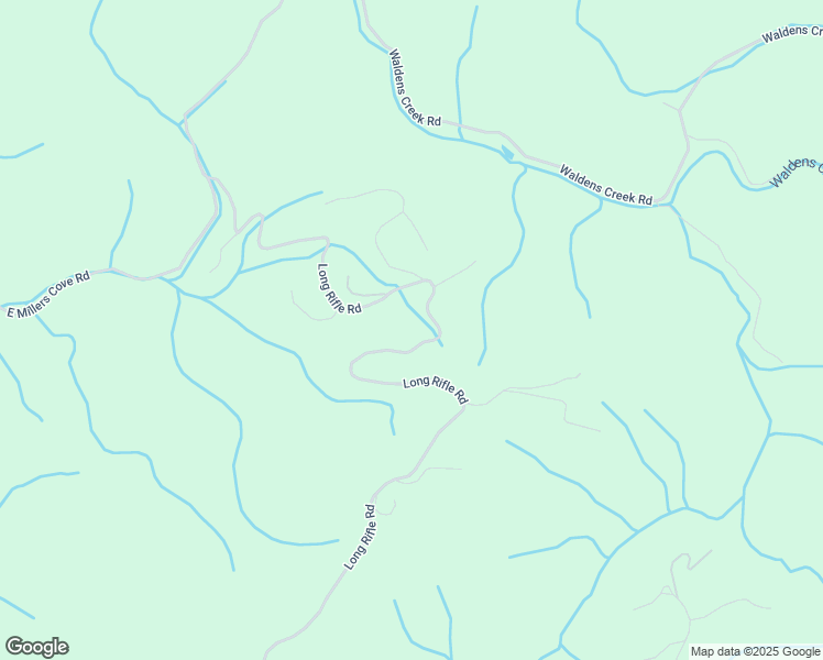 map of restaurants, bars, coffee shops, grocery stores, and more near 5051 Long Rifle Road in Walland