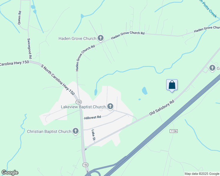map of restaurants, bars, coffee shops, grocery stores, and more near 240 Rabon Trail in Linwood