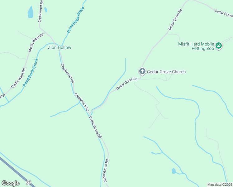 map of restaurants, bars, coffee shops, grocery stores, and more near 352 Cedar Grove Road in Loudon