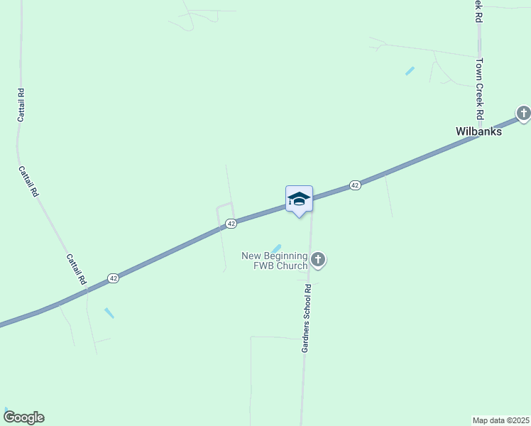 map of restaurants, bars, coffee shops, grocery stores, and more near 5404 North Carolina 42 in Elm City