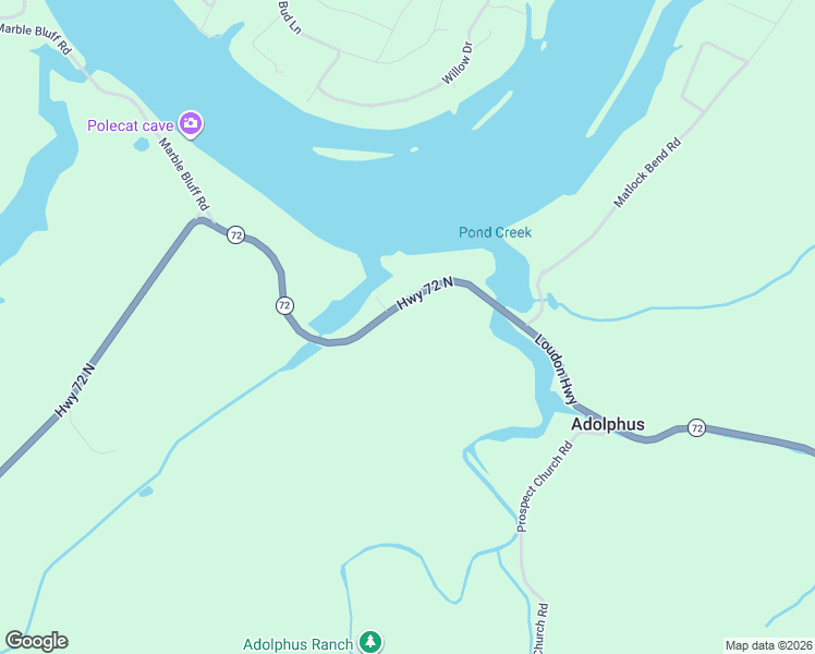 map of restaurants, bars, coffee shops, grocery stores, and more near 27855 Tennessee 72 in Loudon