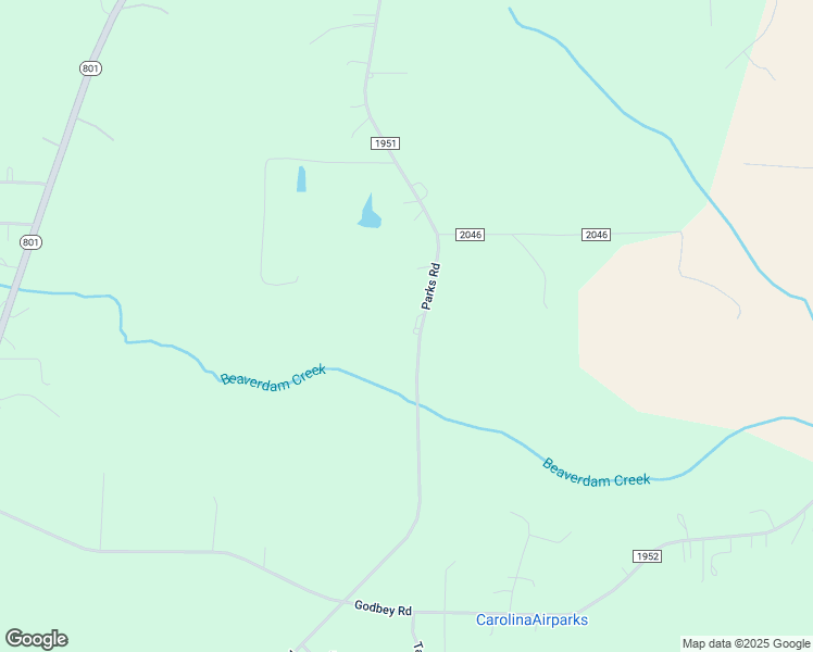 map of restaurants, bars, coffee shops, grocery stores, and more near 1380 Parks Road in Woodleaf