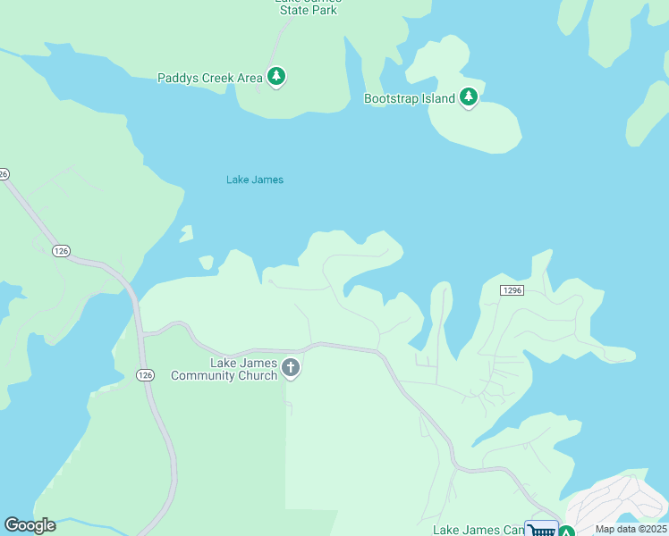map of restaurants, bars, coffee shops, grocery stores, and more near 2218 Lake Forest Cove in Nebo