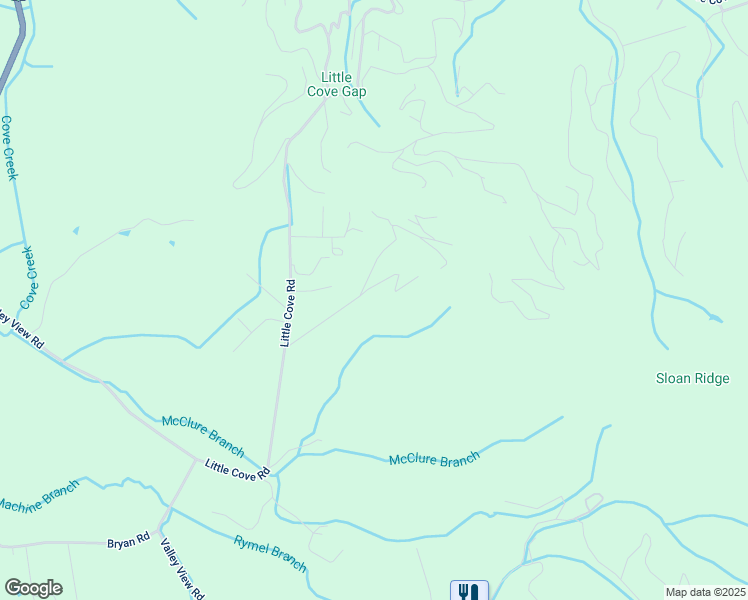 map of restaurants, bars, coffee shops, grocery stores, and more near 3614 Wears Mountain Lane in Sevierville