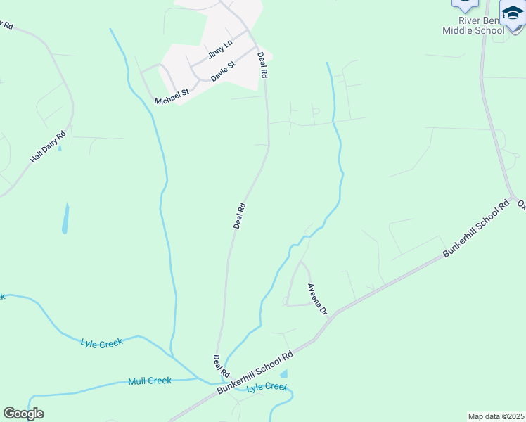 map of restaurants, bars, coffee shops, grocery stores, and more near 4052 Deal Road in Claremont