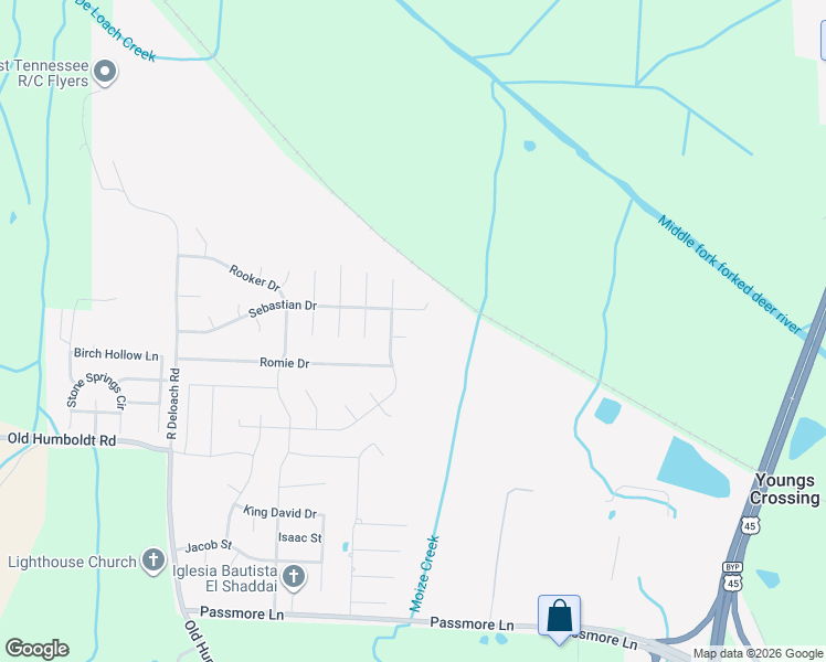 map of restaurants, bars, coffee shops, grocery stores, and more near 278 Sebastian Drive in Jackson