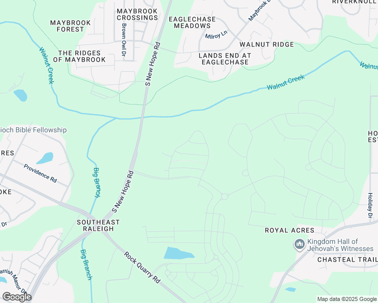map of restaurants, bars, coffee shops, grocery stores, and more near 5025 Kota Street in Raleigh