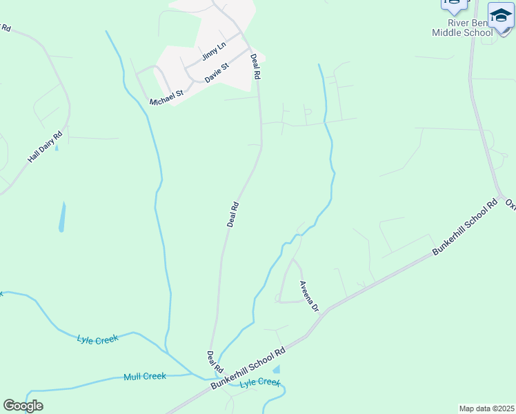 map of restaurants, bars, coffee shops, grocery stores, and more near 4052 Deal Road in Claremont