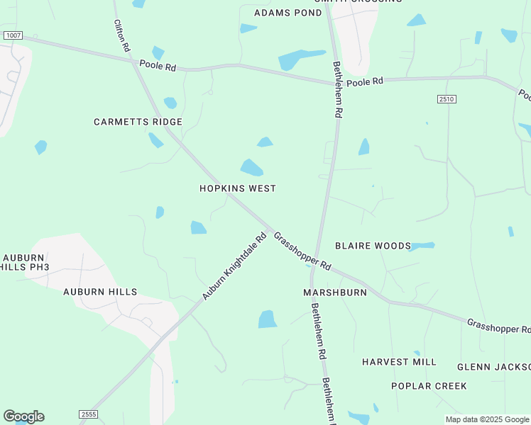 map of restaurants, bars, coffee shops, grocery stores, and more near 5233 Grasshopper Road in Raleigh