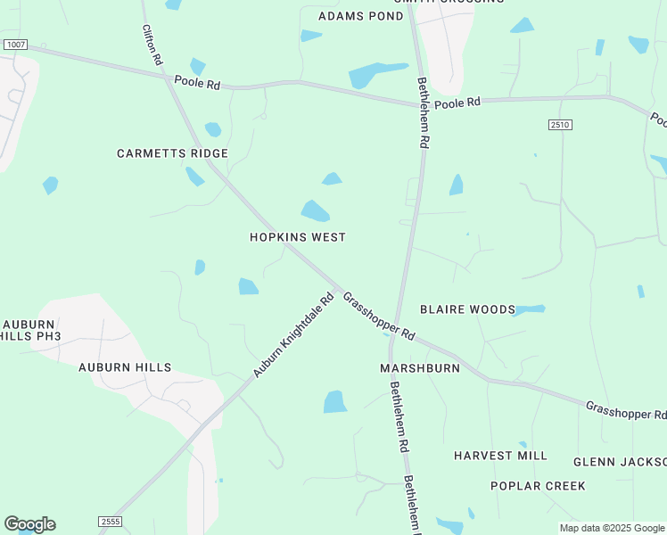 map of restaurants, bars, coffee shops, grocery stores, and more near 5233 Grasshopper Road in Raleigh