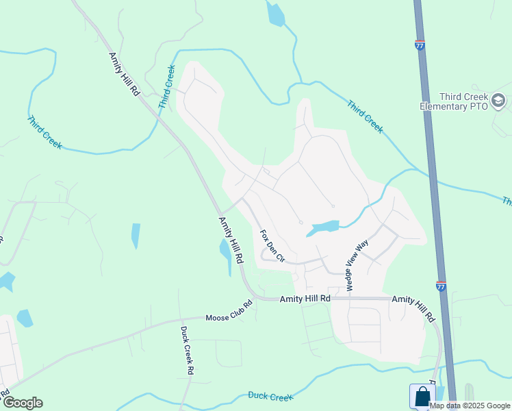 map of restaurants, bars, coffee shops, grocery stores, and more near 113 Fox Den Circle in Statesville