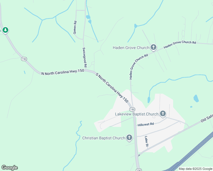 map of restaurants, bars, coffee shops, grocery stores, and more near 11388 North North Carolina Highway 150 in Linwood