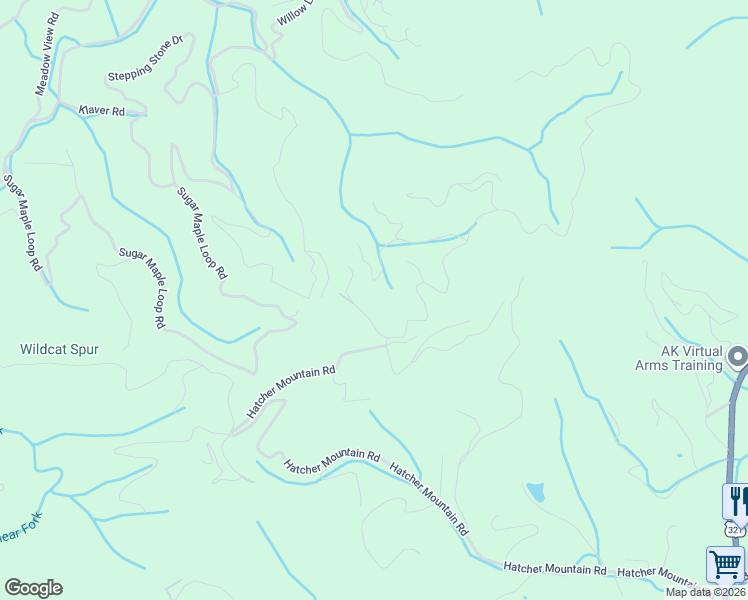 map of restaurants, bars, coffee shops, grocery stores, and more near 3119 Hurlbut Way in Sevierville