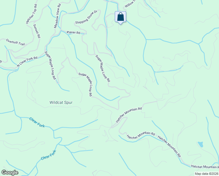 map of restaurants, bars, coffee shops, grocery stores, and more near 3333 Sugar Maple Loop Road in Sevierville