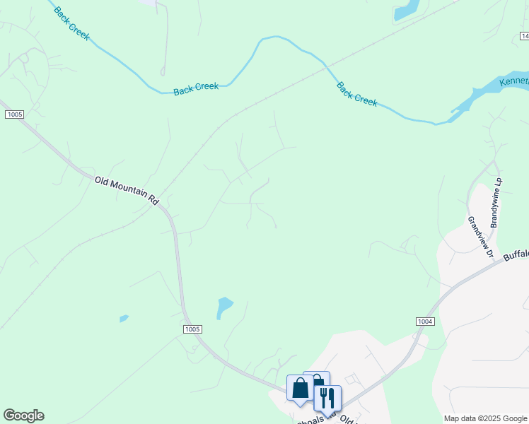 map of restaurants, bars, coffee shops, grocery stores, and more near Garrison Drive in Statesville