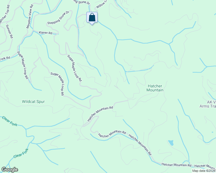 map of restaurants, bars, coffee shops, grocery stores, and more near 3182 Emerald Springs Loop in Pigeon Forge
