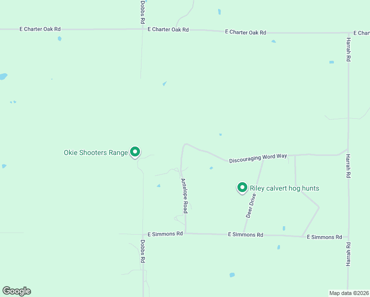 map of restaurants, bars, coffee shops, grocery stores, and more near Discouraging Word Way in Luther