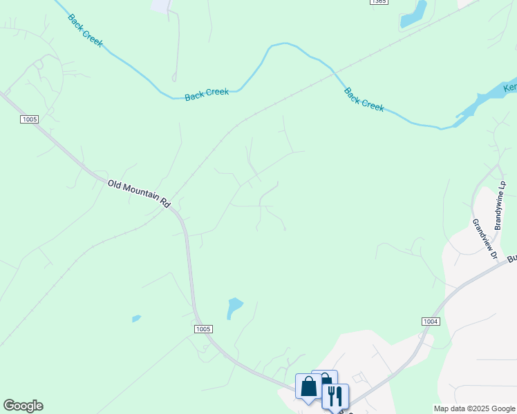 map of restaurants, bars, coffee shops, grocery stores, and more near Garrison Drive in Statesville