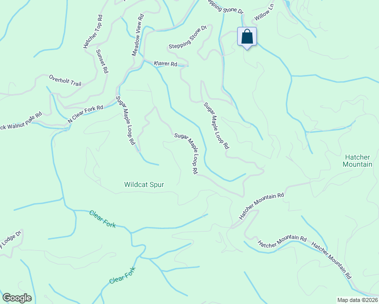 map of restaurants, bars, coffee shops, grocery stores, and more near 3325 Shagbark Hickory Ridge in Sevierville