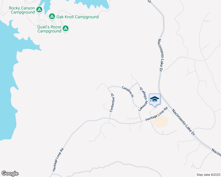 map of restaurants, bars, coffee shops, grocery stores, and more near 3415 Timberline Drive in Paso Robles