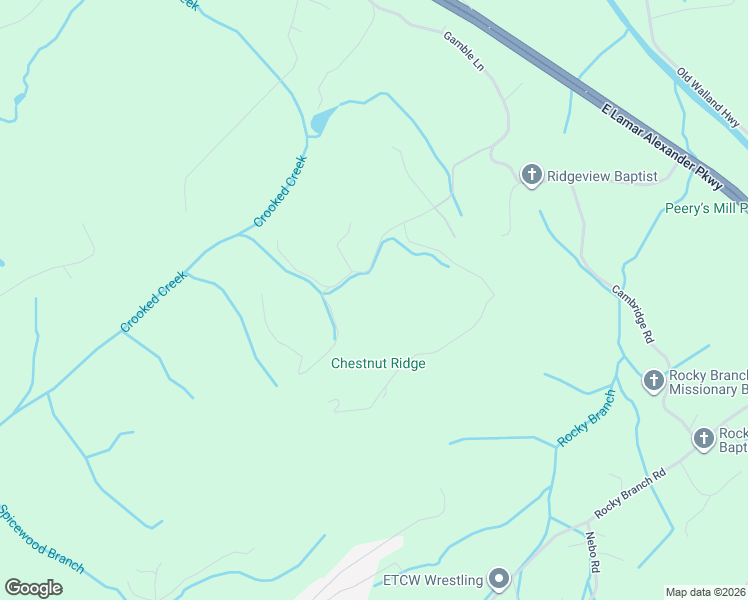 map of restaurants, bars, coffee shops, grocery stores, and more near 331 Chestnut Ridge Road in Walland