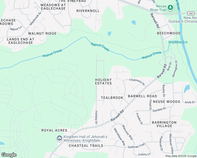 map of restaurants, bars, coffee shops, grocery stores, and more near 2404 National Avenue in Raleigh