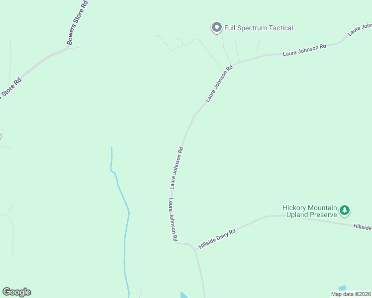 map of restaurants, bars, coffee shops, grocery stores, and more near 576 Laura Johnson Road in Pittsboro