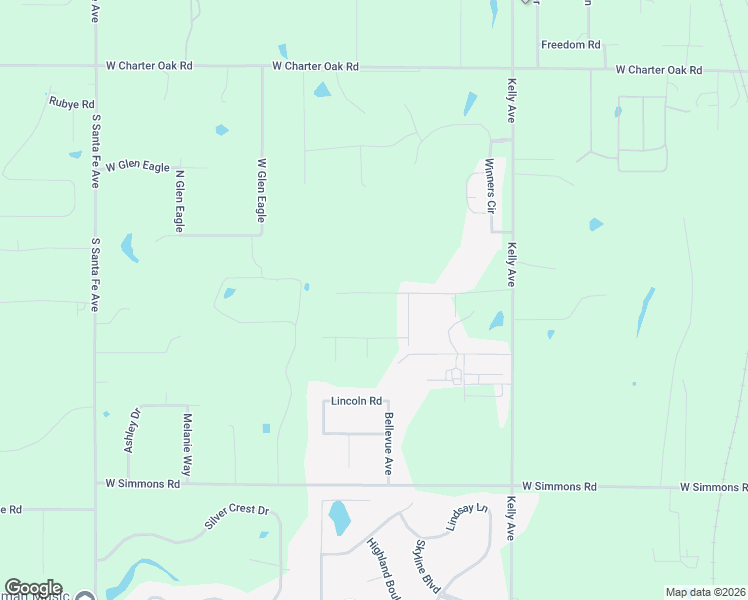 map of restaurants, bars, coffee shops, grocery stores, and more near 1392 Kelly Farm Road in Guthrie