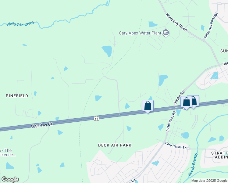 map of restaurants, bars, coffee shops, grocery stores, and more near 1432 Goodwin Road in Apex