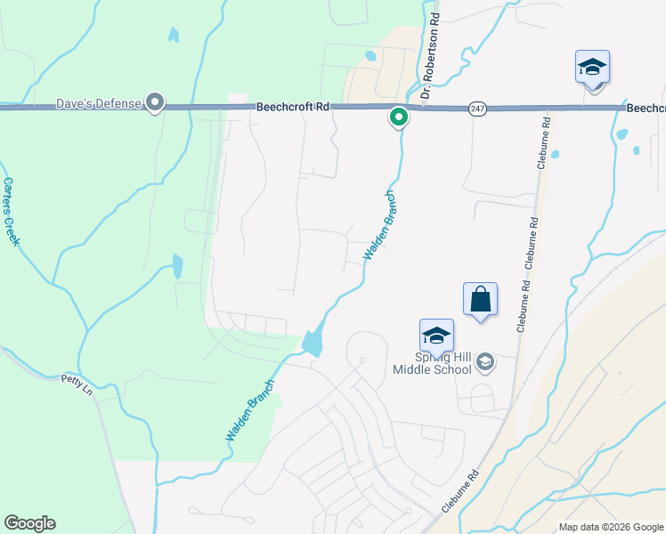 map of restaurants, bars, coffee shops, grocery stores, and more near 132 Carr Drive in Spring Hill