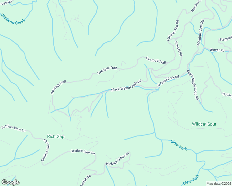 map of restaurants, bars, coffee shops, grocery stores, and more near 2654 Black Walnut Flats Road in Sevierville