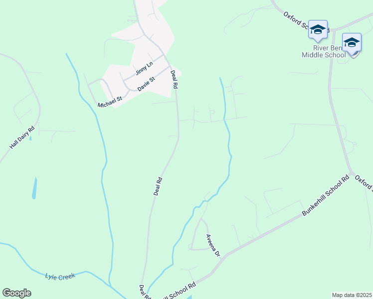 map of restaurants, bars, coffee shops, grocery stores, and more near 4060 Deal Road in Claremont