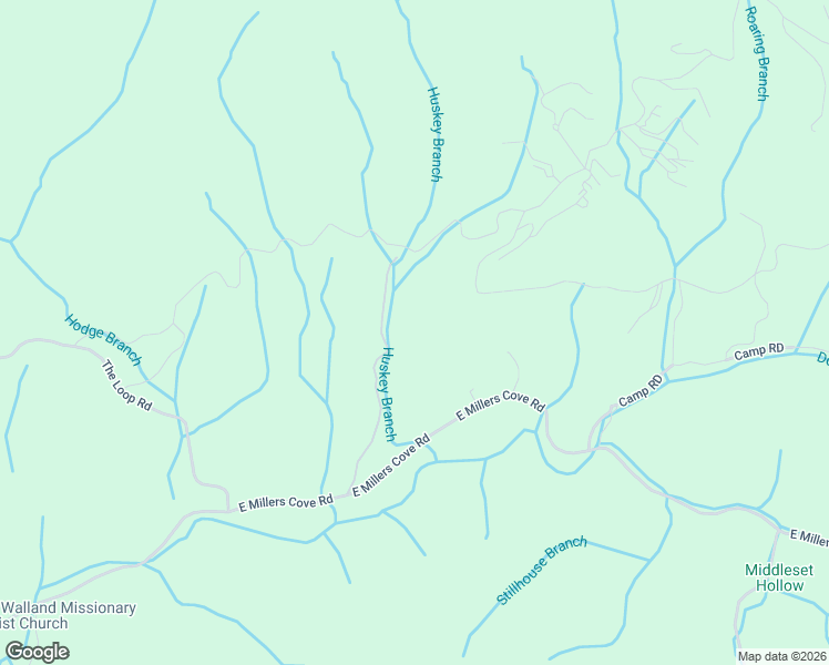 map of restaurants, bars, coffee shops, grocery stores, and more near 1324 Huskey Branch Road in Walland