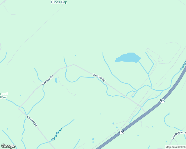 map of restaurants, bars, coffee shops, grocery stores, and more near Cawood Road in Spring City
