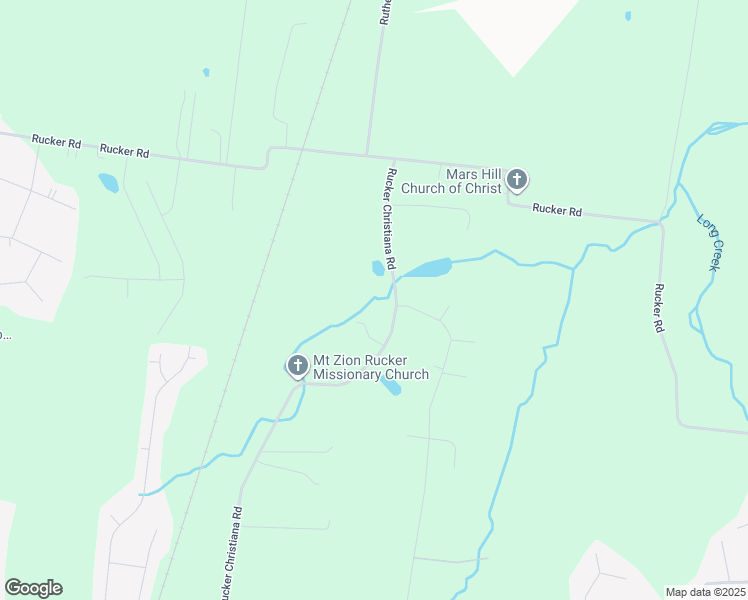 map of restaurants, bars, coffee shops, grocery stores, and more near 4440 Rucker Christiana Road in Christiana