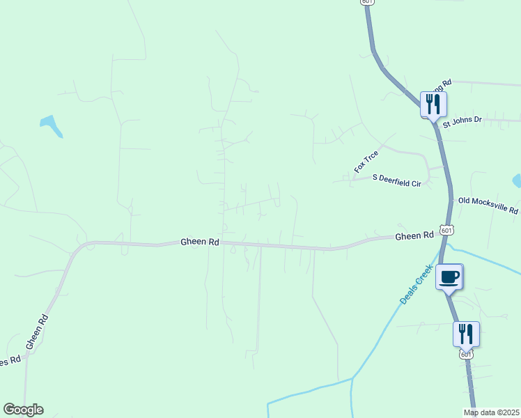 map of restaurants, bars, coffee shops, grocery stores, and more near Hollar Way in Salisbury