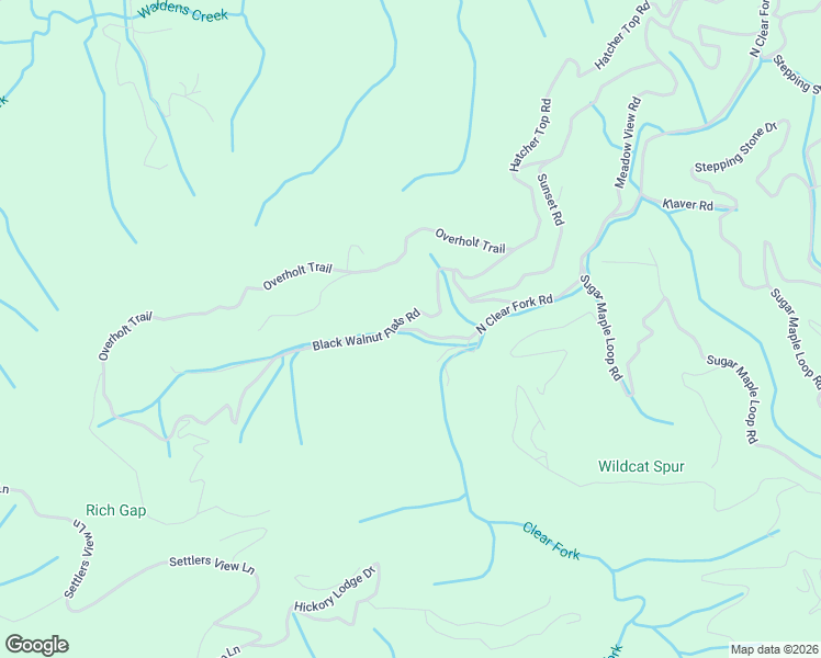 map of restaurants, bars, coffee shops, grocery stores, and more near 3176 North Clear Fork Road in Sevierville