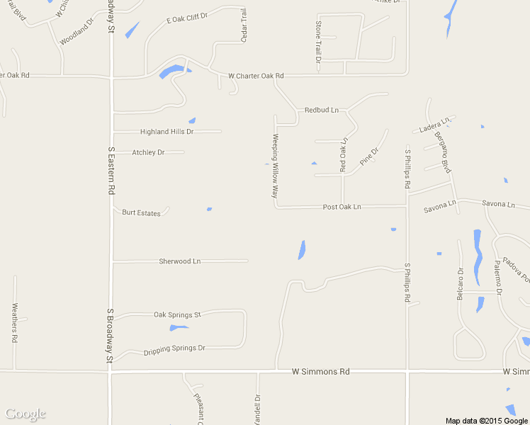 map of restaurants, bars, coffee shops, grocery stores, and more near 9009 Weeping Willow Way in Edmond