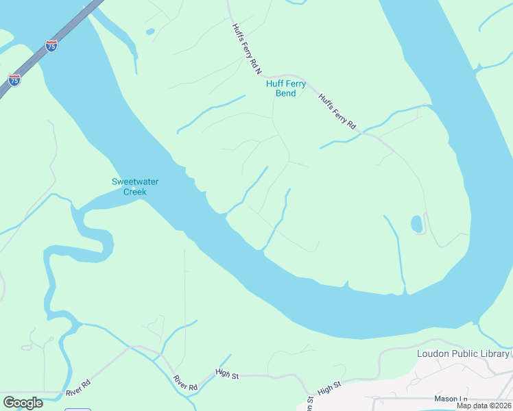 map of restaurants, bars, coffee shops, grocery stores, and more near 671 Riverview Golf Drive in Loudon