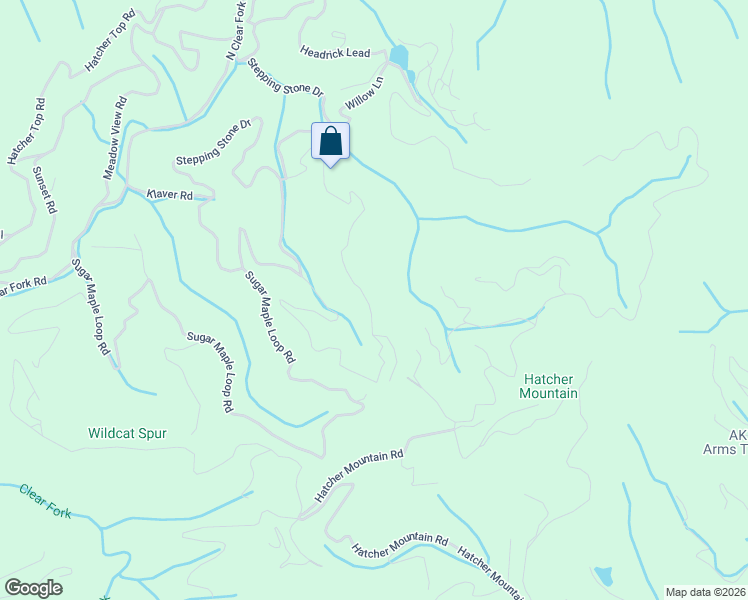 map of restaurants, bars, coffee shops, grocery stores, and more near 3208 Emerald Springs Loop in Pigeon Forge