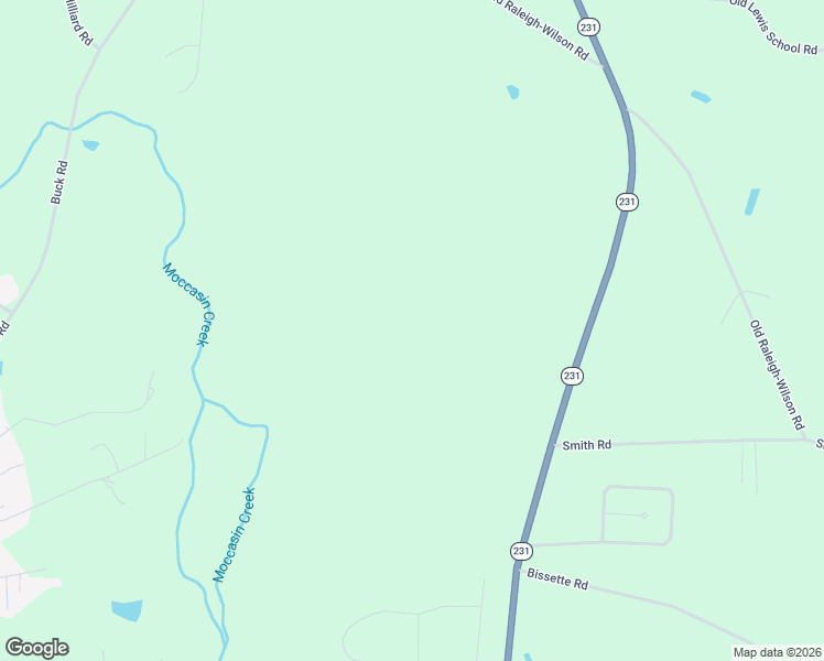 map of restaurants, bars, coffee shops, grocery stores, and more near 13096 North Carolina 231 in Middlesex