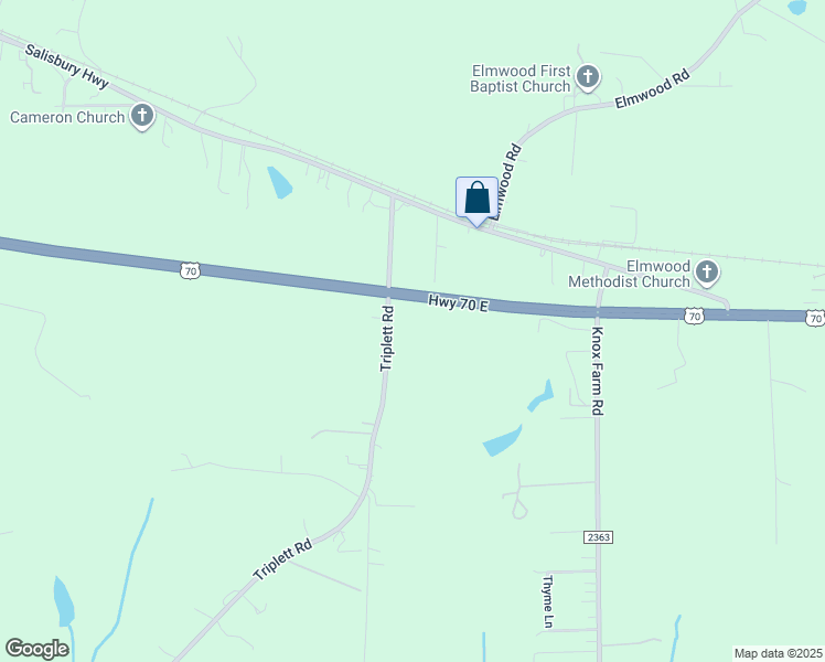 map of restaurants, bars, coffee shops, grocery stores, and more near 175 Triplett Road in Cleveland