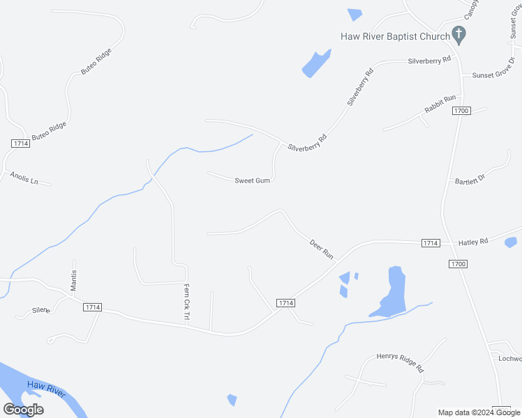 map of restaurants, bars, coffee shops, grocery stores, and more near 334 Deer Run in Pittsboro