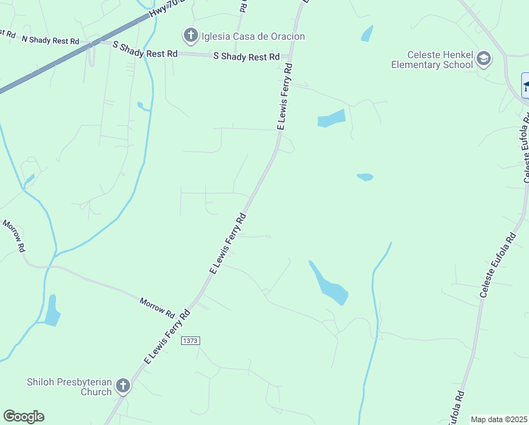 map of restaurants, bars, coffee shops, grocery stores, and more near 355 East Lewis Ferry Road in Statesville